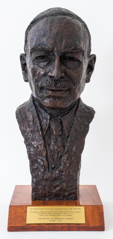 BENNO ELKAN, BUST, BRONZE, 1947
