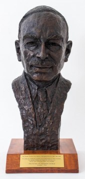 BENNO ELKAN, BUST, BRONZE, 194