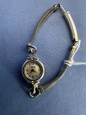 BENRUS 14K WHITE GOLD LADIES W