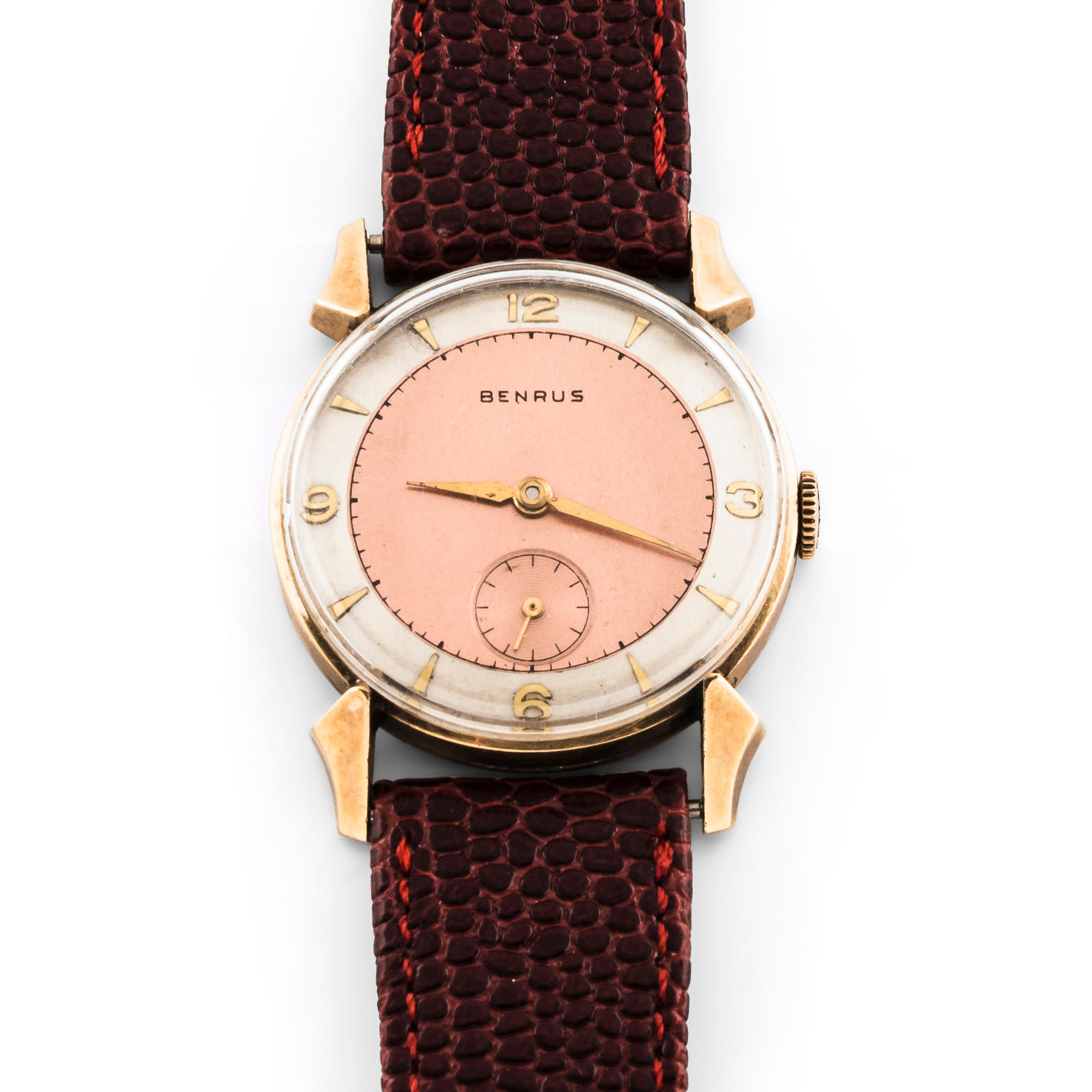 BENRUS 14KT GOLD WRISTWATCH CW
