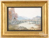 BENSON BOND MOORE, OIL ON BOAR