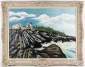 BENTON THOMAS LAWLER, OIL ON C