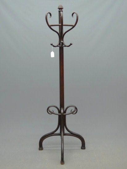 Bentwood coat rack. 77 1/2'' Ht.