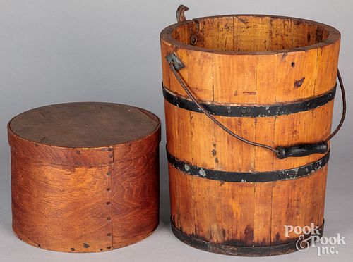 BENTWOOD PANTRY BOX, 19TH/20TH