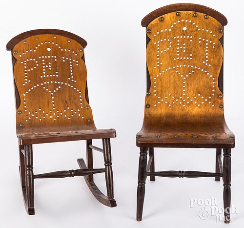 BENTWOOD PET DOLL CHAIR AND