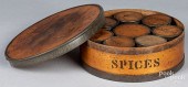 BENTWOOD SPICE BOX, CA. 1900Be