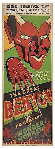 BENYON, EDGAR. DIRECT FROM