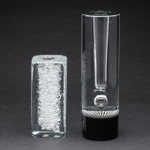 BERANEK SQUARE GLASS VASE &AMP