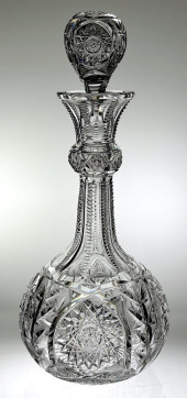 BERGEN THISTLE CUT GLASS DECAN