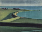 BERGES, LANDSCAPE, PASTELBerge