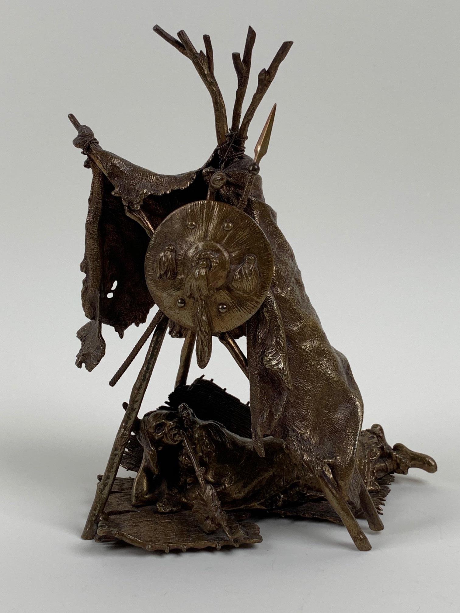 BERGMAN AUSTRIAN BRONZE OF AMERICAN