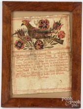 BERKS COUNTY FRAKTUR BIRTH CER