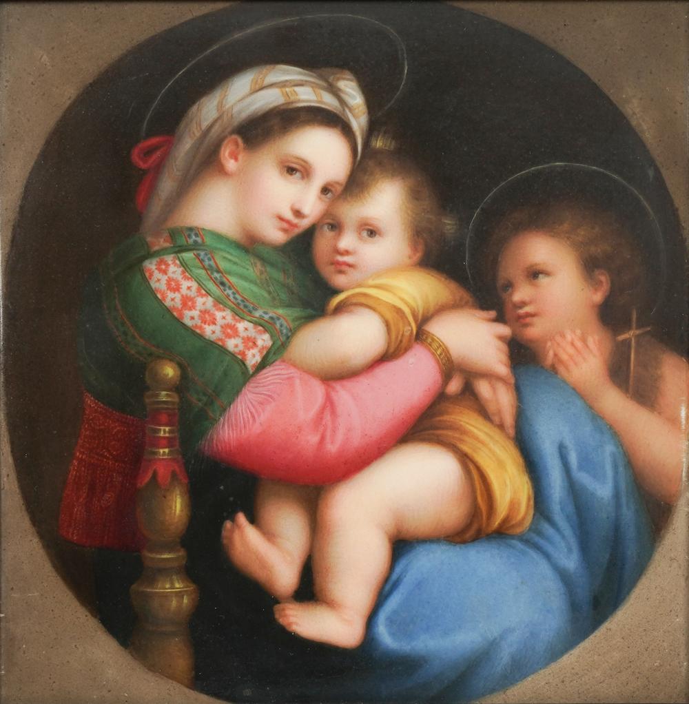 BERLIN (KPM) PORCELAIN PLAQUE: