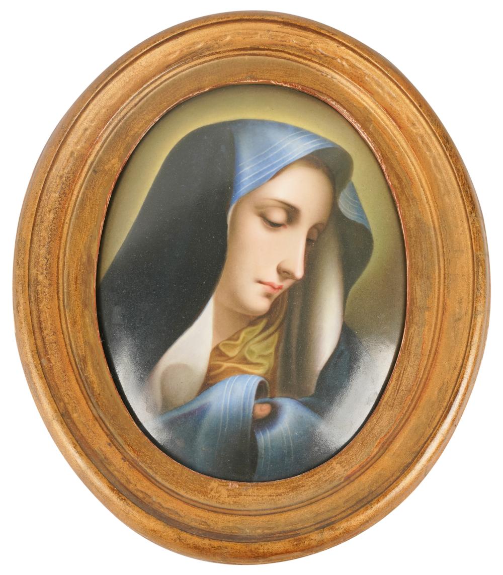 BERLIN (KPM) PORCELAIN PLAQUE OF