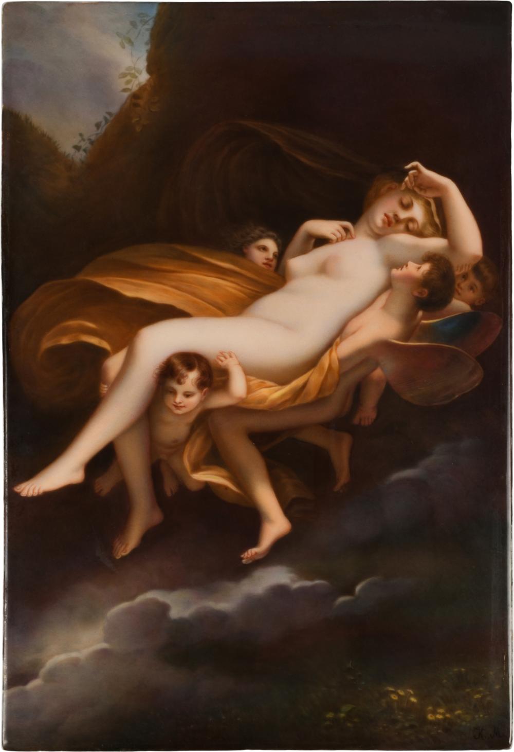 BERLIN (K.P.M.) PORCELAIN PLAQUE