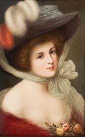 BERLIN KPM PORCELAIN PLAQUEBer