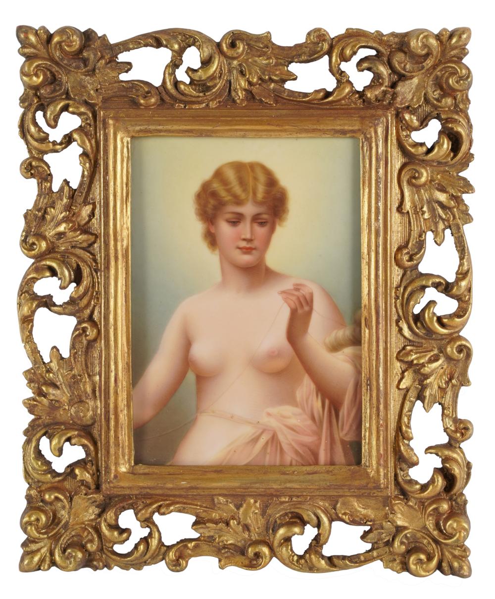 BERLIN (KPM) PORCELAIN PLAQUEKlotho