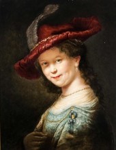 BERLIN PORCELAIN PLAQUE OF 'PO