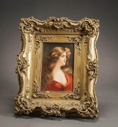 BERLIN PORCELAIN PLAQUE OF 'RE