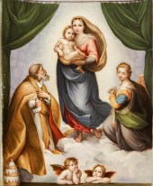 BERLIN PORCELAIN PLAQUE OF 'SI