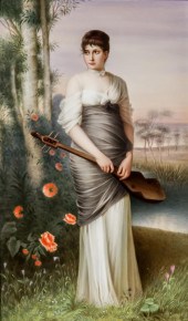 BERLIN PORCELAIN PLAQUE OF 'TH