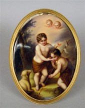 Berlin porcelain plaque    the