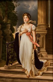 BERLIN PORCELAIN PORTRAIT PLAQ