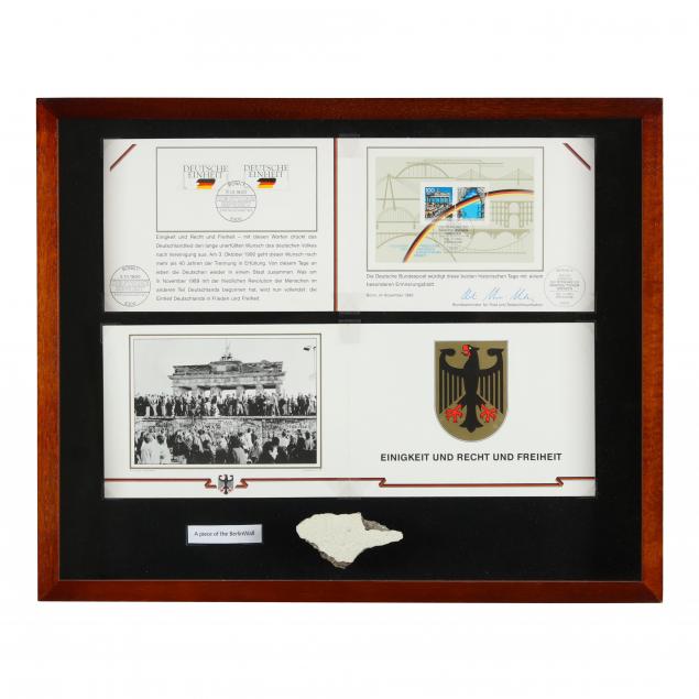 BERLIN WALL FRAGMENT AND RELATED
