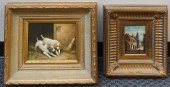 BERMAN, TWO DOGS AT PLAY, OIL