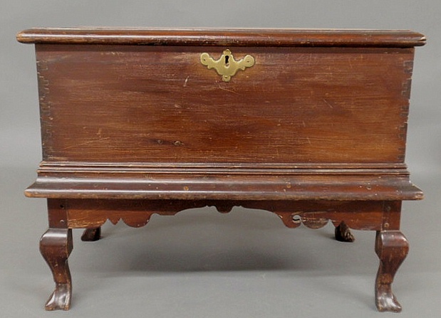 Bermuda red cedar chest-on-stand