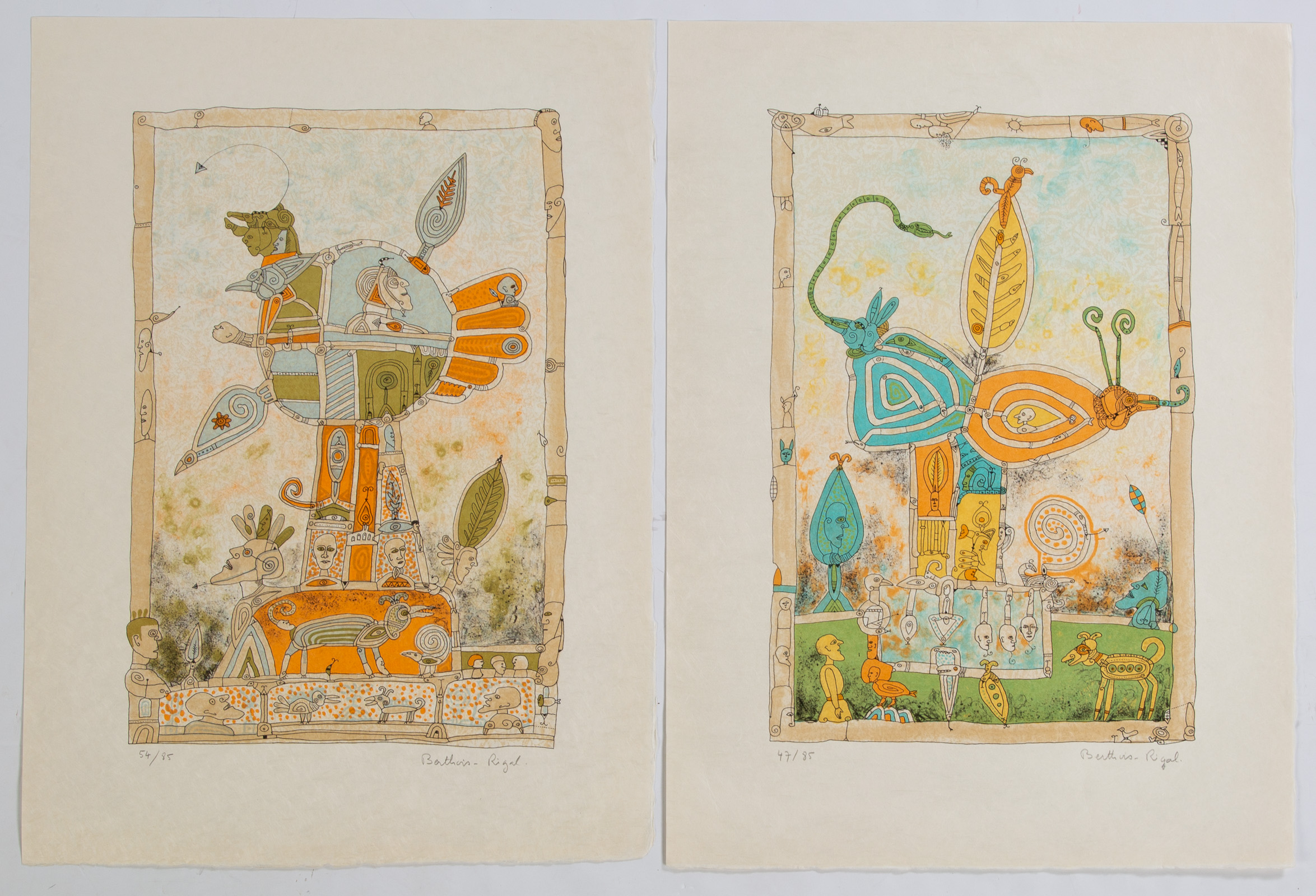 BERNARD BERTHOIS-RIGAL. TWO COLOR