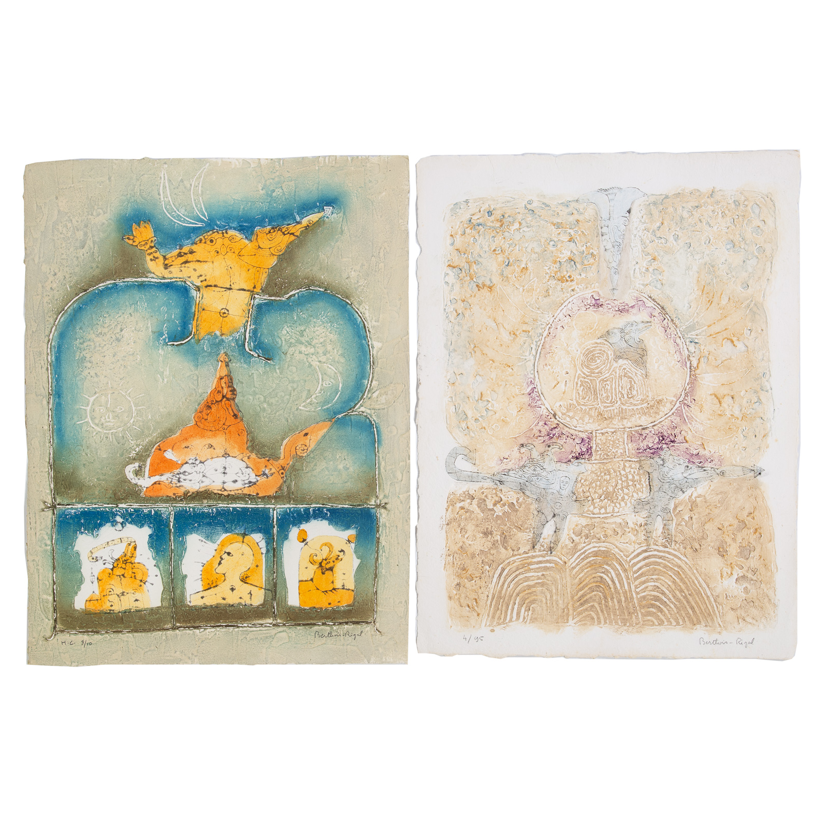 BERNARD BERTHOIS-RIGAL. TWO COLOR