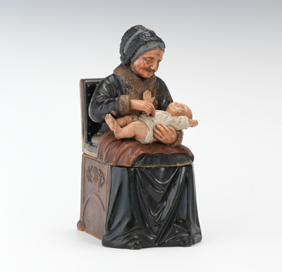 Bernard Bloch Figural Tobacco Jar