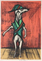 BERNARD BUFFET CHIEN NAPOLEON