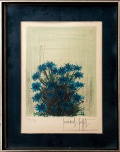 BERNARD BUFFET "FLEUR BLEU" SI