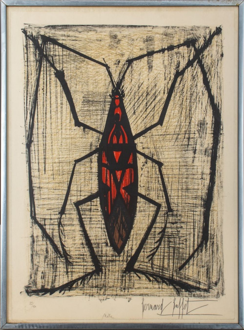 BERNARD BUFFET "LA NEPE" COLOR