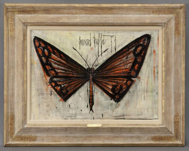 Bernard Buffet ''Papillon Rouge''