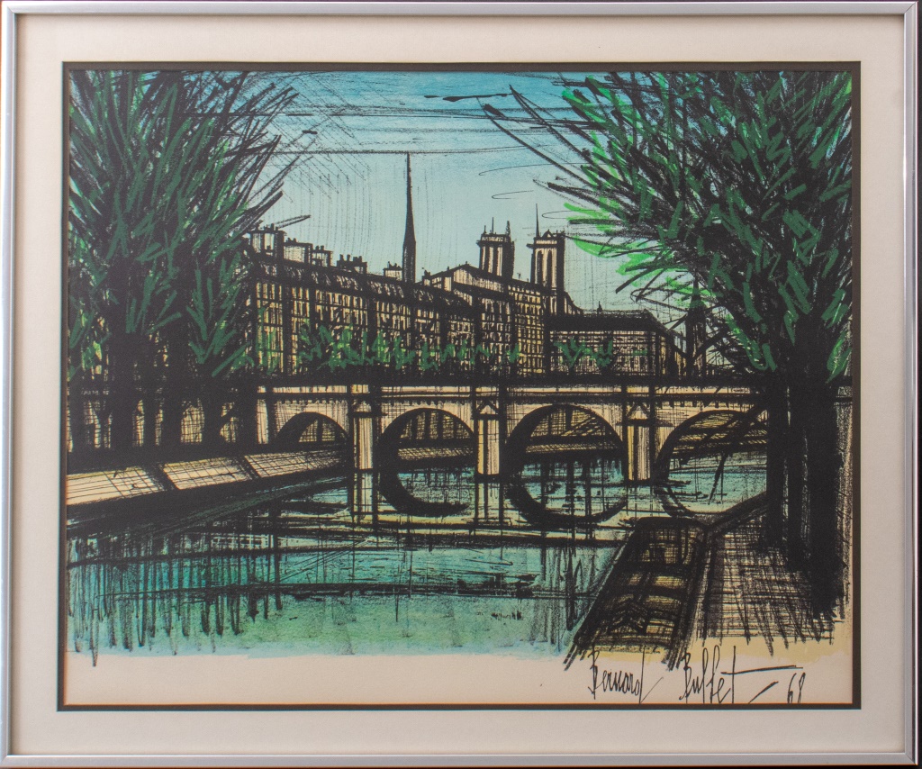 BERNARD BUFFET "PARIS, LE PONT