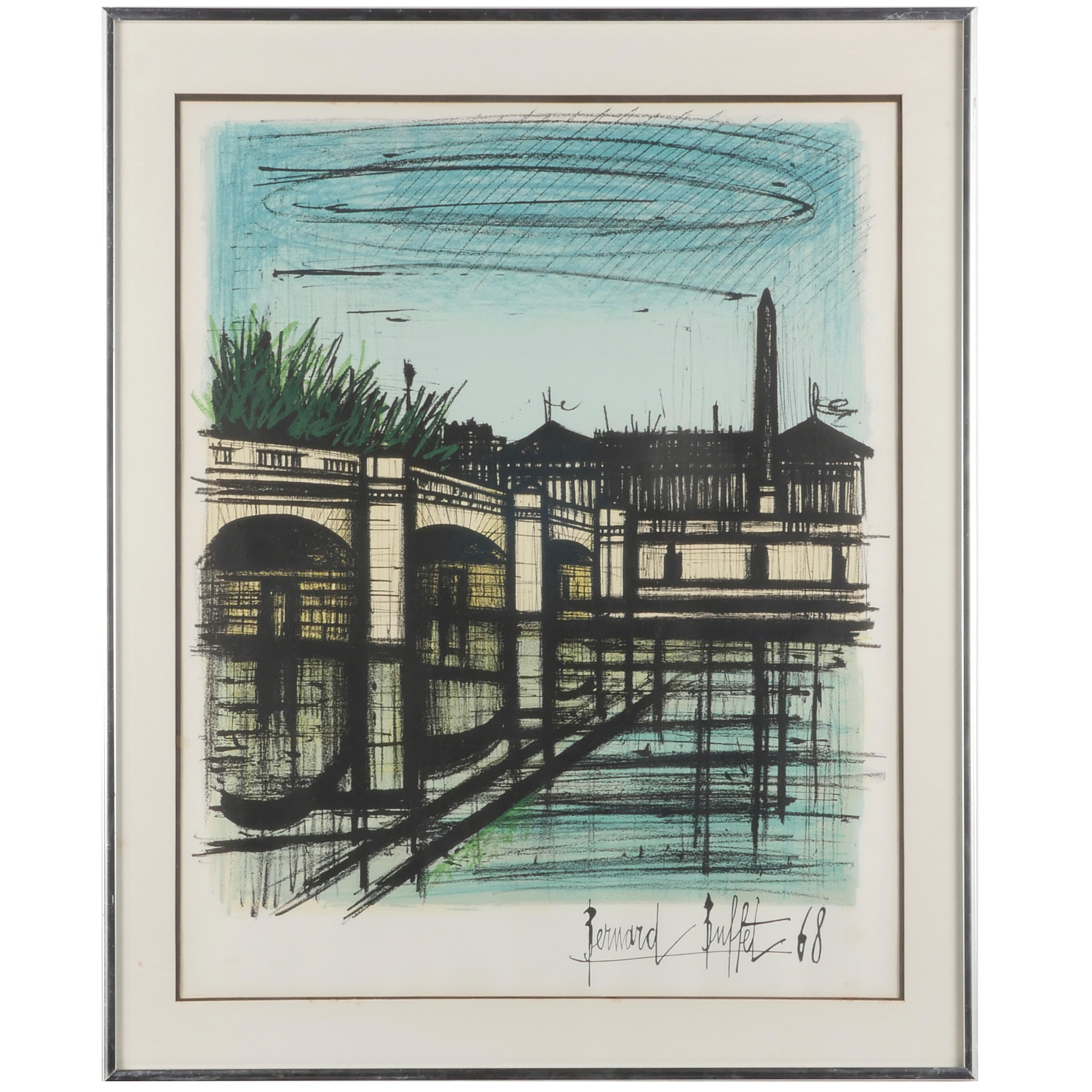 BERNARD BUFFET, PARIS LITHOGRAPH
