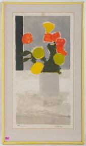 BERNARD CATHELIN. VASE OF FLOW