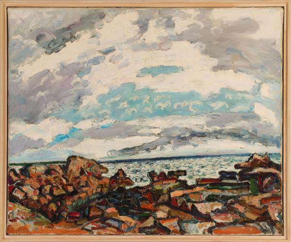 BERNARD CHAET (1924-2012) OIL ON