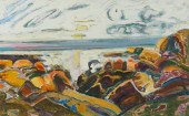 BERNARD CHAET "BROKEN SKY I" P