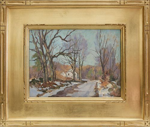 BERNARD COREY OIL ON ARTIST BOARD