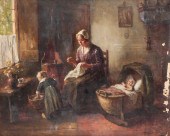 BERNARD DE HOOG OIL ON CANVAS.