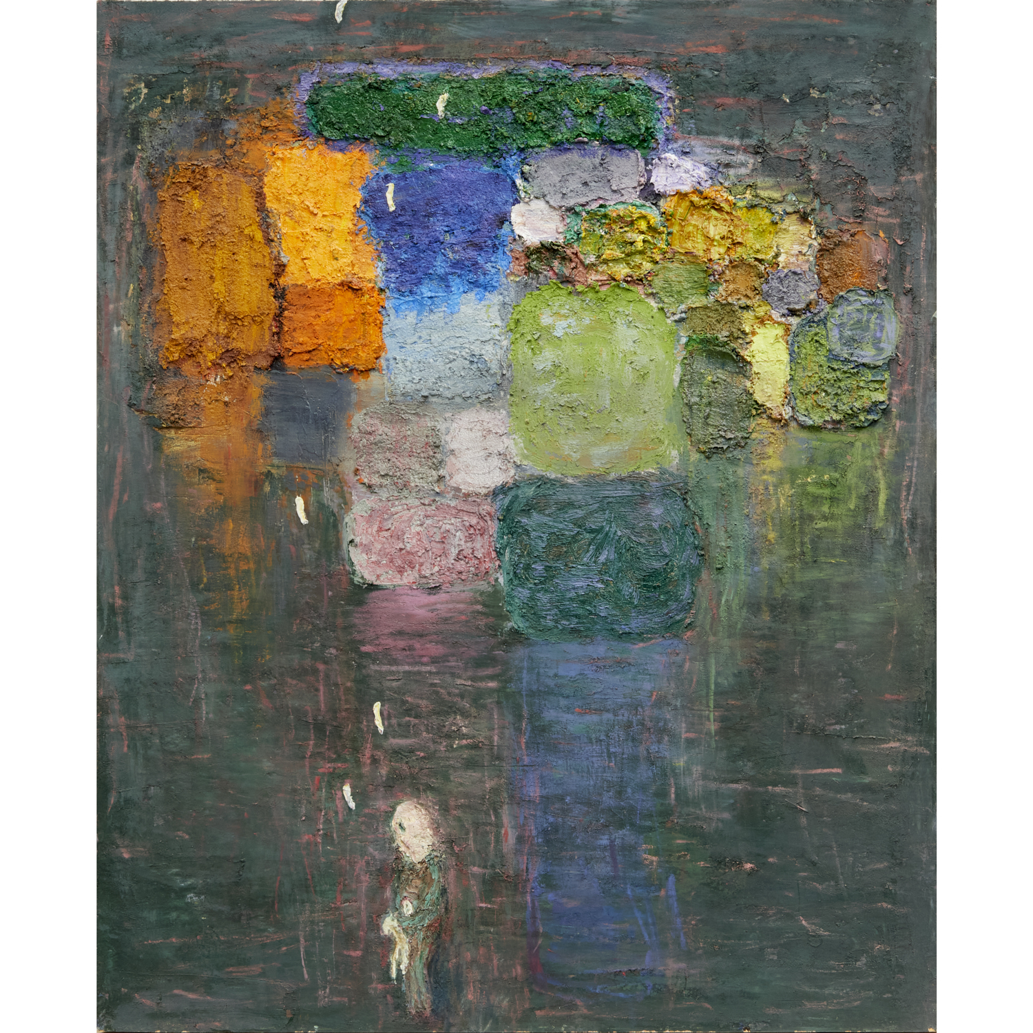 BERNARD GOODMAN, LARGE OIL ON
