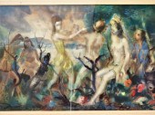 BERNARD KLONIS NUDE NYMPH WC P