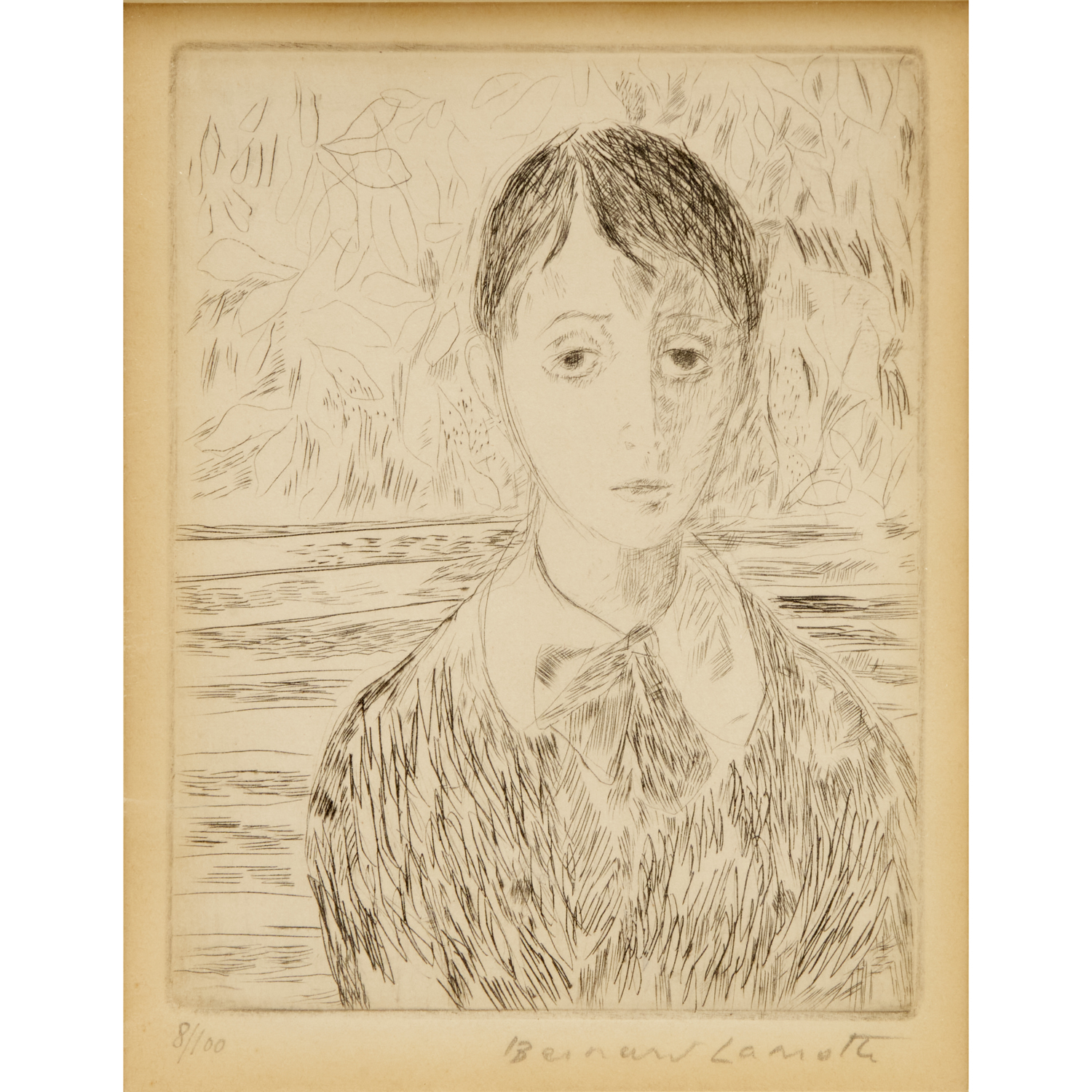 BERNARD LAMOTTE, SIGNED ETCHING
