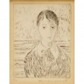BERNARD LAMOTTE, SIGNED ETCHIN