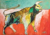 BERNARD LORJOU, ACRYLIC, THE B