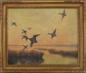 BERNARD M. KEYES OIL ON CANVAS